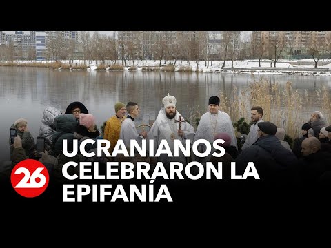 Ucranianos celebraron la Epifanía por primera vez desde la guerra con Rusia