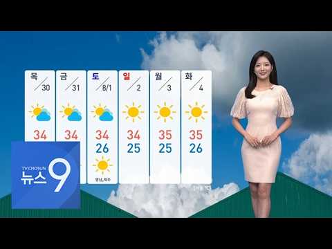 [날씨] 전국에 폭염특보…영남 지역 38℃ 인팎 [뉴스9]