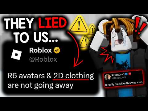 Roblox Lied About 2D Clothing...