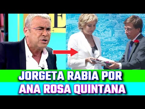JORGETA tiene que estar RETORCIENDOSE Ana Rosa Quintana PREMIADA con la MEDALLA de HONOR de MADRID