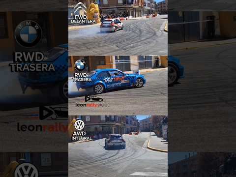 Diferentes tipos de tracción #fia #facyl #drift #slalom #drag #leon #rally #bmw #volkswagen #citroen