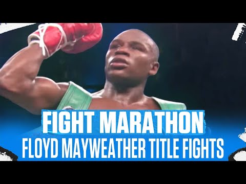 Floyd Mayweather’s World Title Wins With TR | FIGHT MARATHON