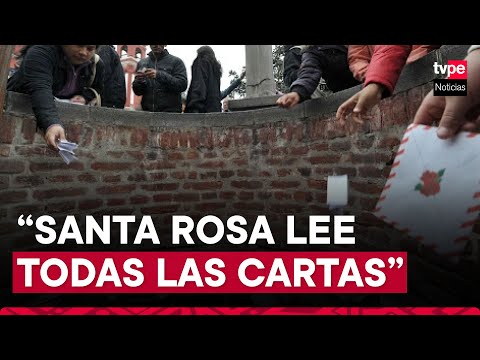 Santa Rosa de Lima: fieles visitan el pozo de los deseos para dejar sus cartas