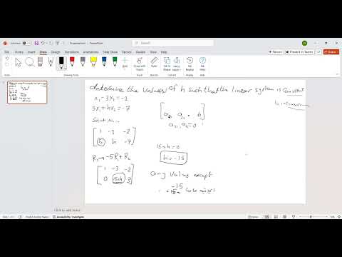 determine echelon Forms