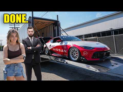 Transforming a Nissan Z: Satin Blood Red Wrap and Pearl White Accents