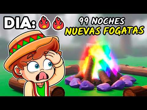 TENEMOS NUEVAS FOGATAS en el BOSQUE... 🔥😨🦌 SILVIOGAMER en 99 Noches en el Bosque 🔴 DIRECTO