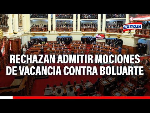 Rolex de Dina Boluarte: Congreso rechazó admitir las dos mociones de vacancia contra la presidenta