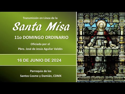 Santa Misa 11o Domingo Ordinario, con el Padre José 9:00 hrs. #misadehoy
