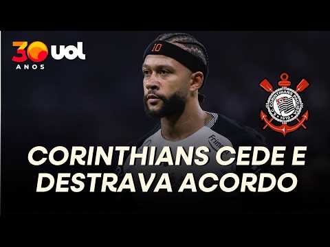 CORINTHIANS CEDE E ENVIA CONTRATO A MEMPHIS APÓS REUNIÃO E REVIRAVOLTAS