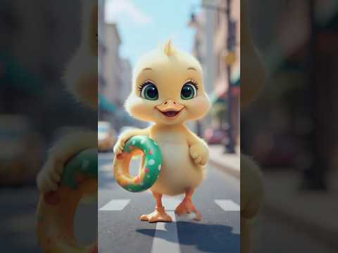 Cute Duckling’s Splashy Summer Fun #shorts #funny