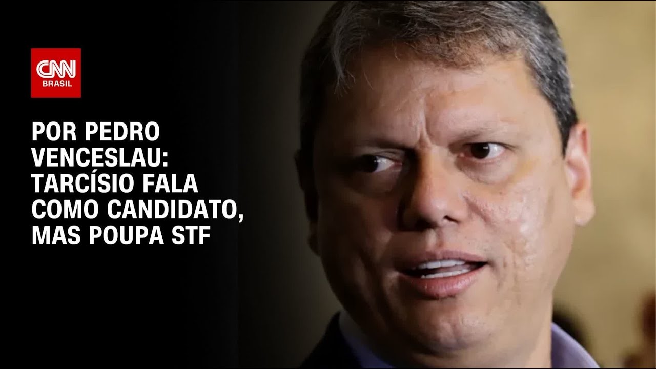 Tarcísio fala como candidato mas poupa STF | CNN ARENA