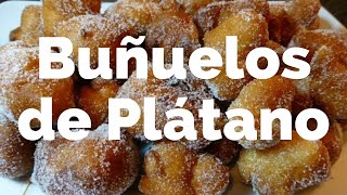 Buñuelos de plátano - Receta casera fácil de hacer - YouTube