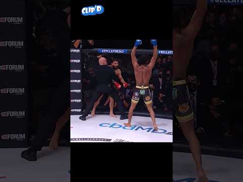 McKee chokes out Pitbull! Standing Guillotine at Bellator 263! #mma