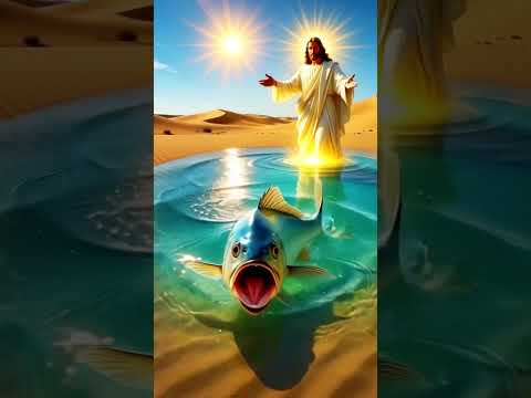 Jesus God Creates Water in the Desert Miracle#jesusmiracle