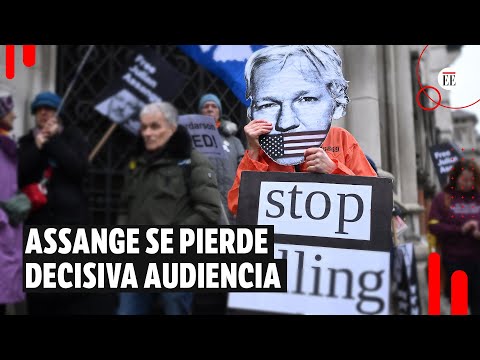 Assange, indispuesto, se pierde audiencia decisiva | El Espectador