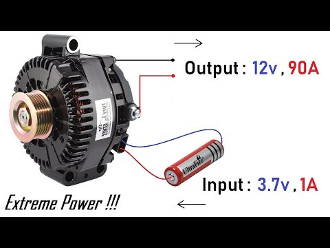 90 Amps High Current Generator From 12v Car Alternator Valeo