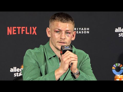 Callum Walsh • POST FIGHT PRESS CONFERENCE vs. Fernando Vargas | Canelo v Crawford