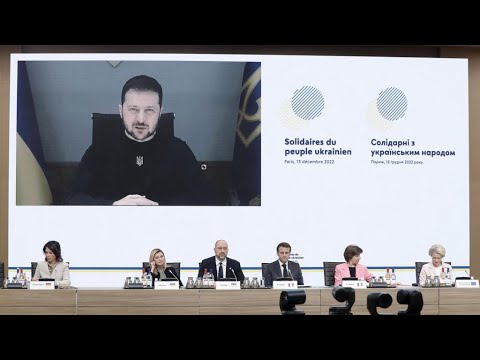 En direct : près d'un milliard d'euros de dons promis à l'Ukraine lors de la conférence de Paris