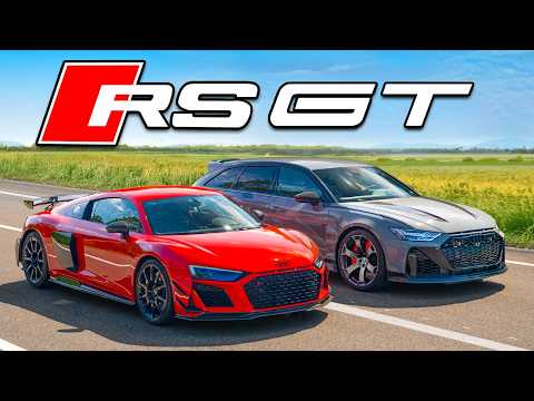 Audi R8 GT vs. RS6 GT: Drag Race Showdown and Performance Face-Off