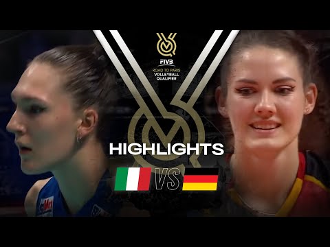 Italy vs. Germany - VBW IOQT - Women - Match Highlights, 23/09/2023