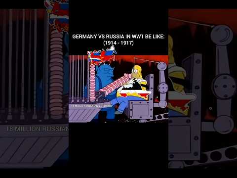 GERMANY VS RUSSIA IN <strong>WW1</strong> #funny #jokes #comedy #education #history #memes #culture #simpsons