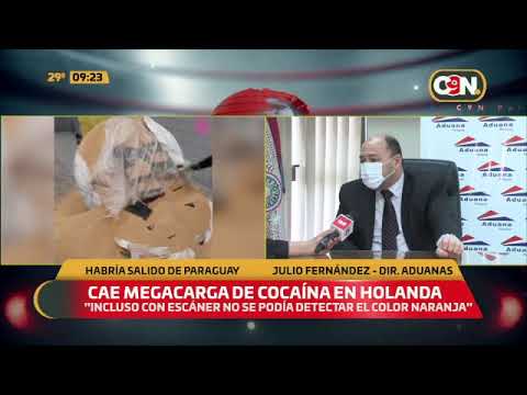 Holanda incauta carga de cocaína de contenedor proveniente de Paraguay