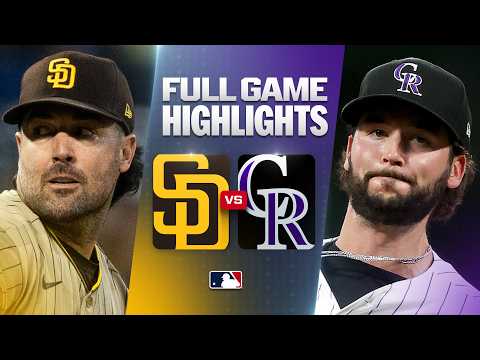 샌디에이고 파드리스 vs 콜로라도 로키스: 공식 풀 경기 하이라이트 (9월 17일) | 2026 MLB 시즌