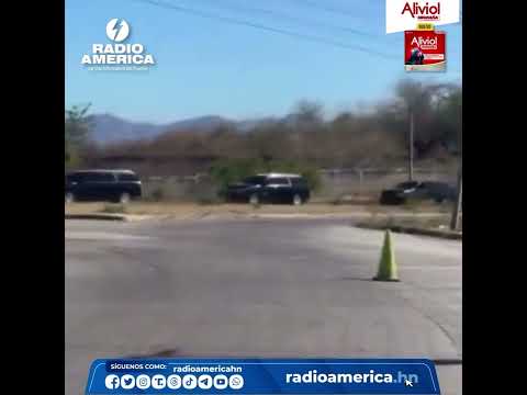 Caravana de blindados saliendo a Nicaragua