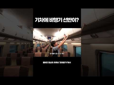 기차에 <strong>비행기</strong> 선반이?