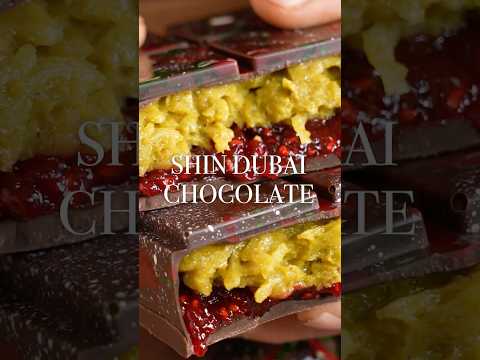 SHIN DUBAI CHOCOLATE - シン・ドバイチョコ #dubaichocolate #ドバイチョコレート #asmr #chocolate #pistachio #shorts