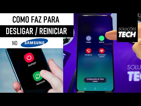 Como Desligar ou Reiniciar o SAMSUNG