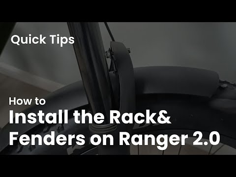 Quick Tips- How to install the Rack& Fenders on Ranger2.0#cyrusher #ranger2024