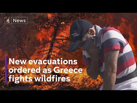 Greece wildfires: Two pilots dead as plane crashes fighting flames