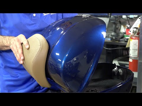How To Install a Passenger Back Rest Pad on a Vespa Primavera or Sprint Top Case