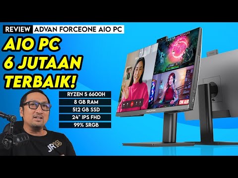 AIO PC 6 Jutaan Bisa SEBAGUS ini?! Review Advan Force One