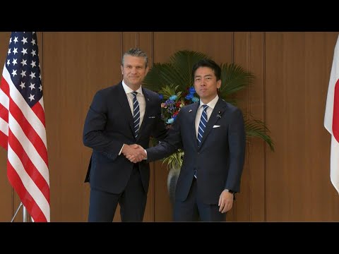 US Defense Secretary Pete Hegseth meets Japan's Shinjiro Koizumi | AFP