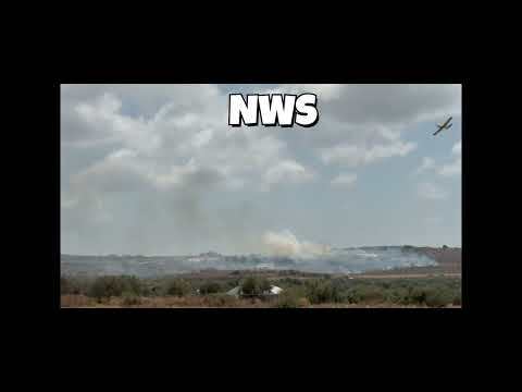 אש בצפון: כוחות כיבוי גדולים פועלים לכיבוי השריפה באבו סנאן