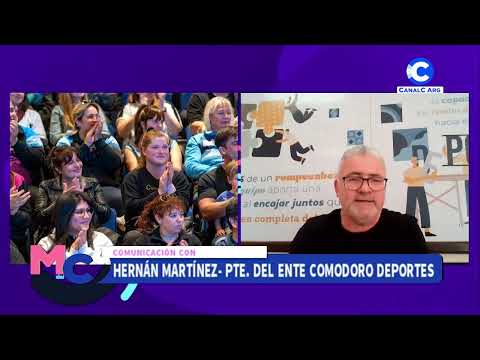 Hernán Martínez - Pte  del ente Comodoro Deportes