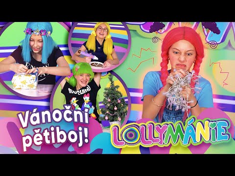 Největší hardcore Vánoc - světýlka?😫 Vánoční Pětiboj!🎄│ LOLLYMÁNIE