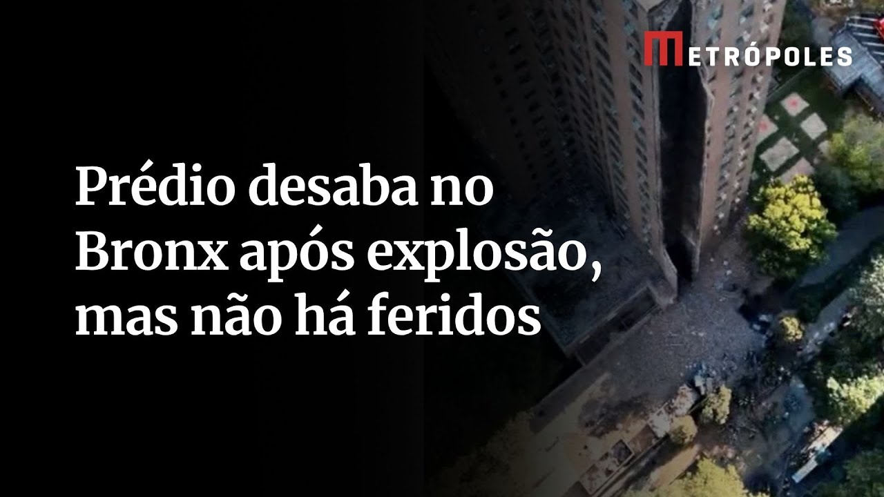 Prefeito de NY diz que não há feridos em desabamento parcial de prédio