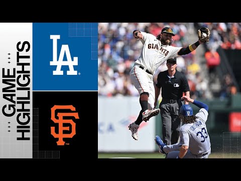 Los Angeles Dodgers vs San Francisco Giants Highlights