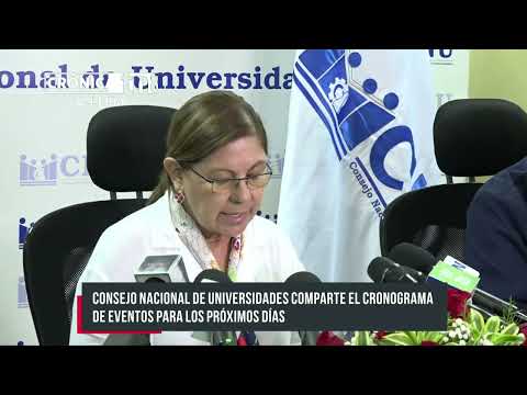 Universidades públicas de Nicaragua programan eventos para esta semana