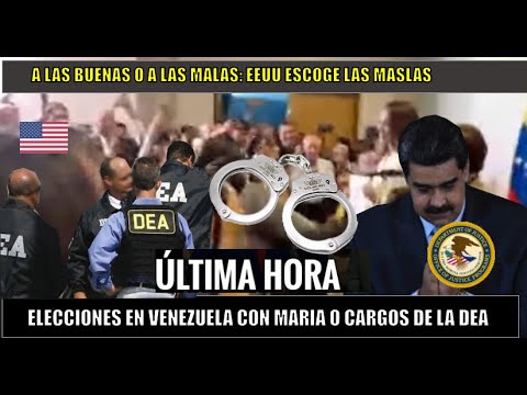 SE FORMO! Amenazan con cargos de la DEA al regimen de Venezuela si no hay elecciones