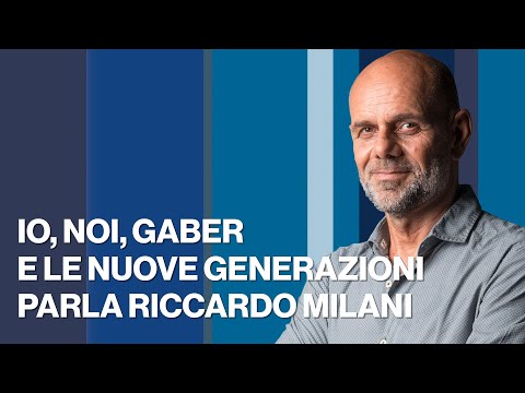 Io, noi, Gaber e le nuove generazioni parla Riccardo Milani - Timeline 22/10/2023