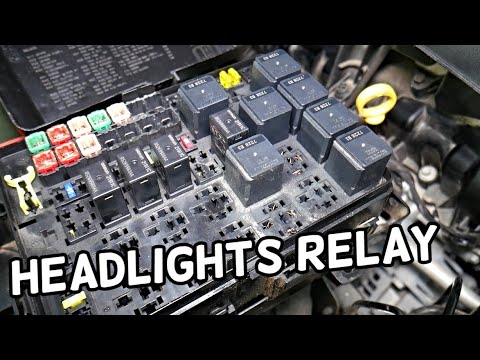 DODGE CHARGER HEADLIGHTS RELAY LOCATION REPLACEMENT, HID HEADLIGHTS RELAY