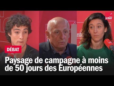 Paysage de campagne à moins de 50 jours des Européennes - Le débat du 7/10