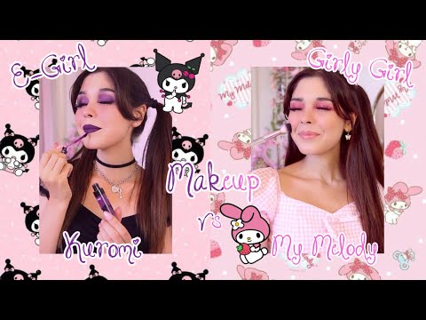 Girly Girl vs E-Girl Makeup: My Melody & Kuromi x Wet N Wild Collection