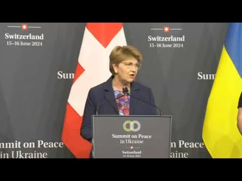 Swiss President Amherd outlines key points of Ukraine peace summit declaration | AFP