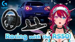 【RS50】Playing Tokyo XTreme Racer w/ a WHEEL SETUP :O   #sponsored