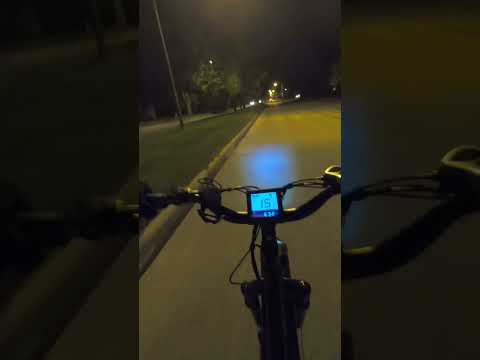 POV: night electric bike ride #pov #shorts #himiwaybike #electricbike #ebike